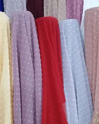شيفون صافي منبش